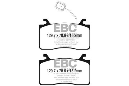 EBC - DP52325NDX - EBC Bluestuff NDX Brake Pads; Front
