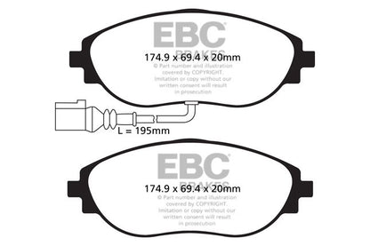 EBC - DP42127R - EBC Yellowstuff piduriklotsid; Ees