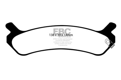 EBC - DP1017 - EBC Ultimax piduriklotsid; tagumised