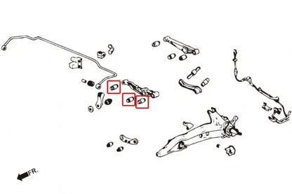 Hardrace - Rear Lower Arm Bushing Honda Civic