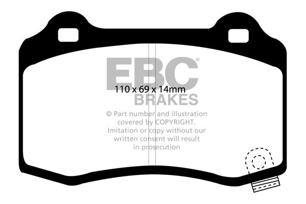EBC - DP41788R - EBC Yellowstuff Brake Pads; Rear
EBC
Be the first to review this product
Item #
EBC-DP41788R