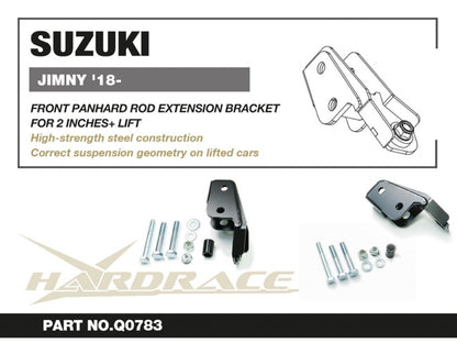 Hardrace - Front Panhard Rod Extension Bracket Suzuki Jimny
Hardrace
Be the first to review this product
Item #
Q0783