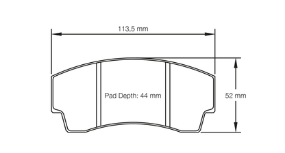 Pagid - E212742010 - Pagid RS 42 Brake Pads; - PAG-E212742010