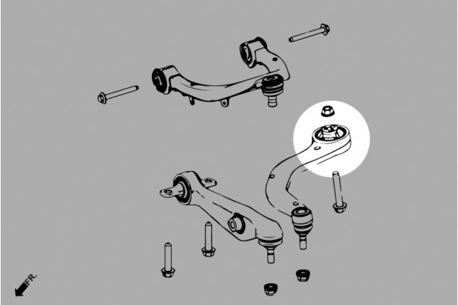 Front Lower Rear Arm Bushing Tesla Model 3, Model y