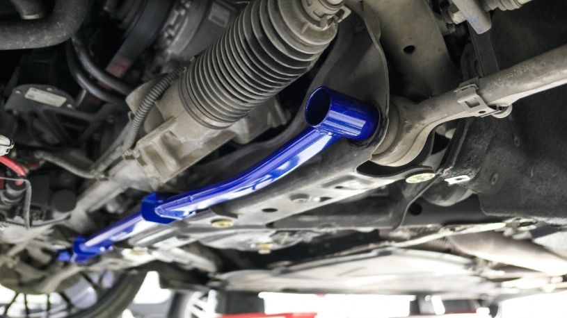 Hardrace - Front Lower Steering Rack Brace Bmw 1 Series, 3 Series - Q0233