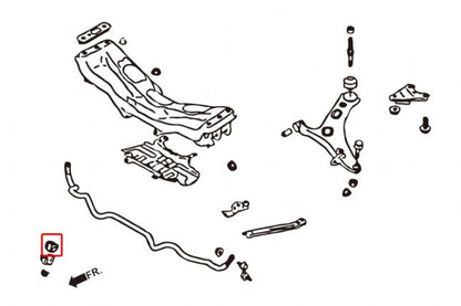 Hardrace - tugevdatud esistabilisaatori puks Scion FR-S, Subaru BRZ, Toyota 86