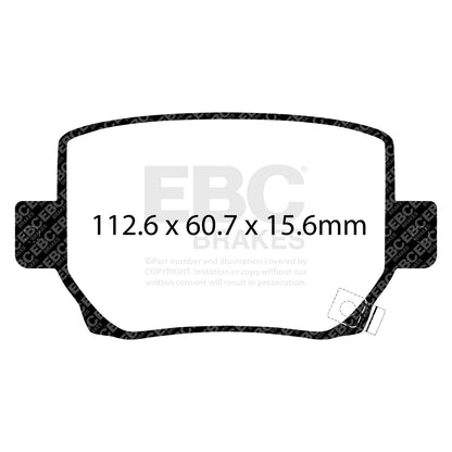 EBC - DP42419R - EBC Yellowstuff Brake Pads; Rear
EBC
Be the first to review this product
Item #
EBC-DP42419R
