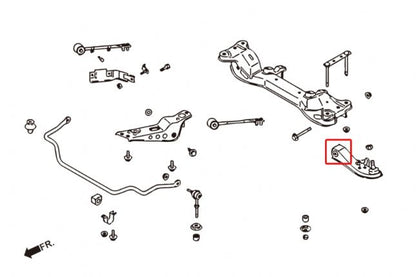 Hardrace - Esimese ja alumise õõtshoova puks Nissan 240SX, Skyline, Z-seeria