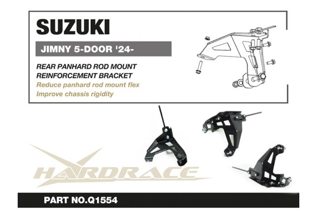 Hardrace - Rear Panhard Rod Mount Reinforcement Bracket Suzuki Jimny