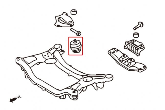 Hardrace - Harden Engine Mount Hyundai Genesis coupe