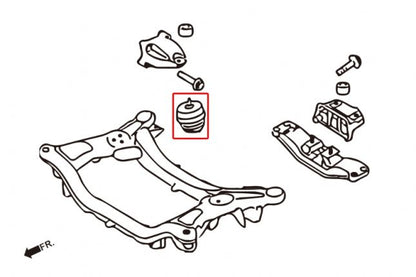 Hardrace - Harden Engine Mount Hyundai Genesis coupe