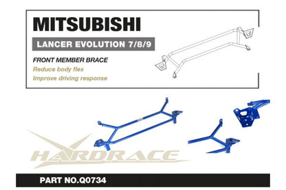 Hardrace - esiistme tugivarras Mitsubishi Lancer Evolution