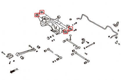 Hardrace – Tagasilla tala puks Subaru Forester, Impreza, Legacy/Outback