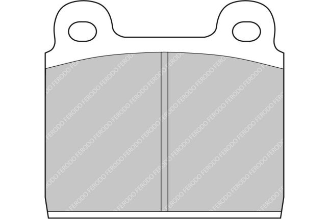 Ferodo - FER-FCP11R - Ferodo DS3000 piduriklotsid; ees/taga