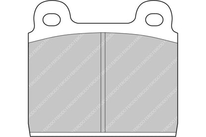 Ferodo - FER-FCP11R - Ferodo DS3000 piduriklotsid; ees/taga