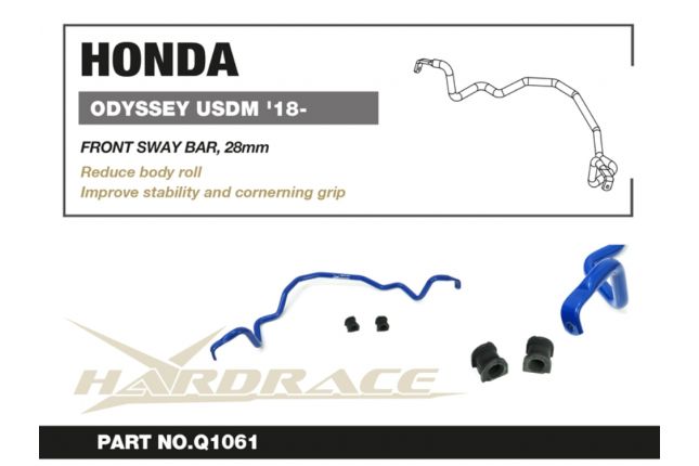 Hardrace – Esimene stabilisaatorivarras Honda Odyssey usdm