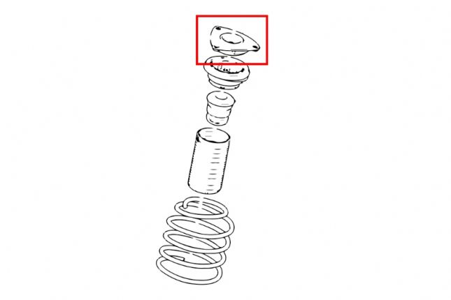 Hardrace - tugevdatud esiamordi tugilaager Ford Focus, Mazda 3