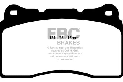 EBC - DP51210NDX - EBC Bluestuff NDX Brake Pads; Front
EBC
Be the first to review this product
Item #
EBC-DP51210NDX