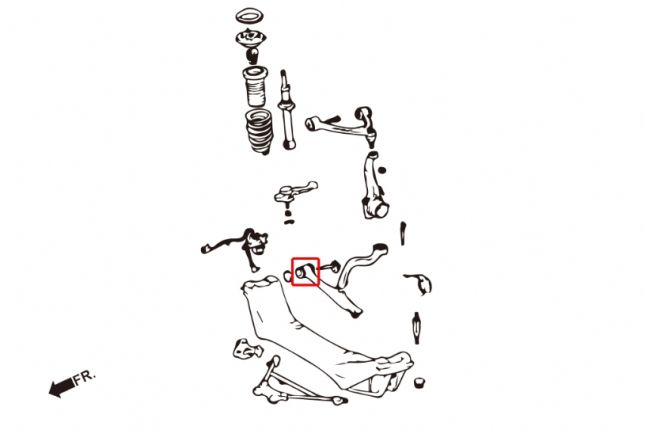 Hardrace - Front Lower Arm Bushing Lexus GS, SC, Toyota Aristo