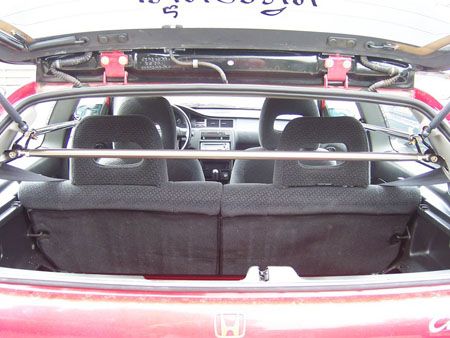 US-Racing - US-Racing B+C Pillar Strutbrace (Civic 91-96 3dr) - STR-CV92-BCP