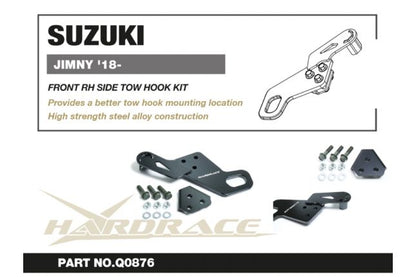 Hardrace - eesmise haakekonksu komplekt Suzuki Jimny