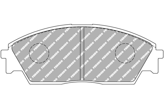 Ferodo - FDS598 - Ferodo DS Performance Brake Pads; Front