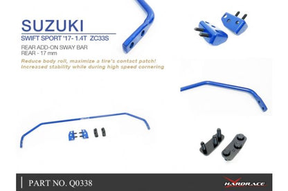 Hardrace - tagumine lisastabilisaator Suzuki Swiftile