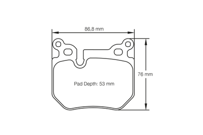 Pagid - E8085R2901 - Pagid RSL 29 Brake Pads; Rear