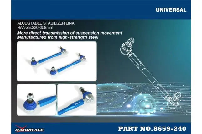 Hardrace - Adj. Stabilizer Link Bmw 3 Series, 5 Series, 7 Series, *UNIVERSAL Stabilizer related