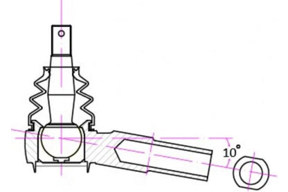 Hardrace - Rc Tie Rod End Infiniti Q45, Nissan 240SX