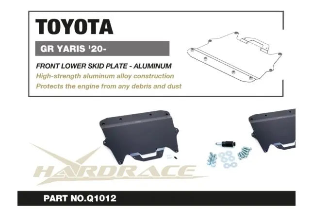 Hardrace - Toyota Yarise/Vitz esi- ja alumine karterikaitse