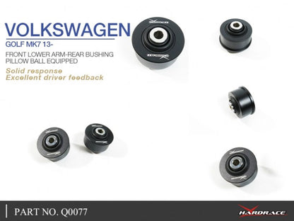 Hardrace - Front Lower Arm-rear Bushing Audi, Skoda, Volkswagen - Q0077