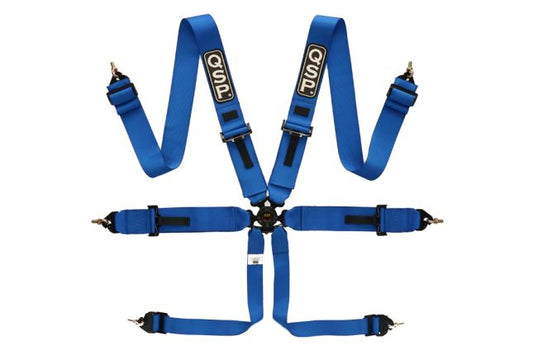 QSP - 6-point safety harness Pro Plus FIA - Blue