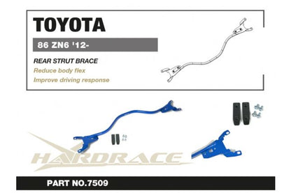 Hardrace – tagumine amortisaator Scion FR-S, Subaru BRZ, Toyota 86