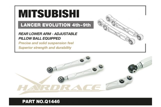 Hardrace - Rear Lower Arm / Camber Kit Mitsubishi Lancer evolution