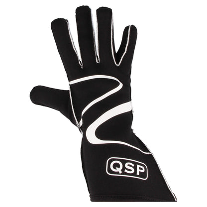 QSP - Race Gloves 400 - L - Black - QSGL400-BLK-L