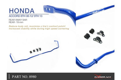 Hardrace - tagumine stabilisaator Honda Accord