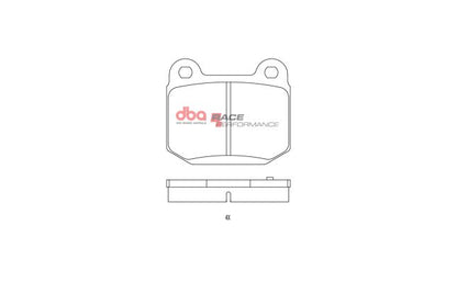 DBA - DB1521RP - DBA Racing Performance Brake Pads; Rear