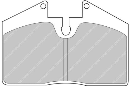 Ferodo - FDS451 - Ferodo DS Performance Brake Pads; Front/Rear