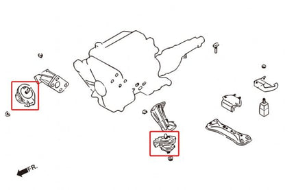 Hardrace - Harden Engine Mount Nissan Z-series