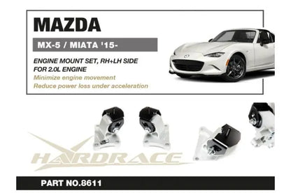 Hardrace - Rh + Lh Side Engine Mount Mazda MX-5 MIATA