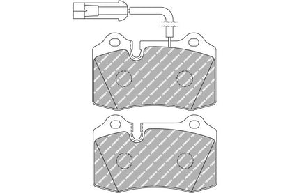 Ferodo - FDS721 - Ferodo DS Performance Brake Pads; Front/Rear