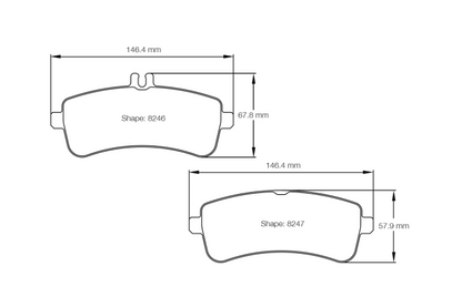 Pagid - S8246R29001 - Pagid RSL 29 piduriklotsid; tagumised