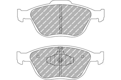 Ferodo - FER-FCP1568H - Ferodo DS2500 Brake Pads; Front/Rear