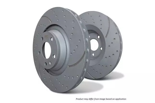 EBC GD Dimpled & Slotted Brake Discs; Front