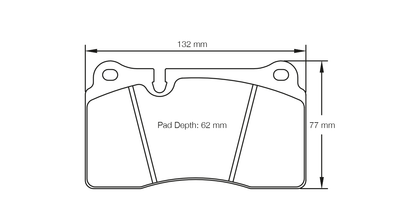 Pagid - S4906C01001 - Pagid RSC 1 Brake Pads; Rear