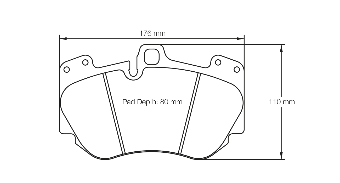 Pagid - S4907C01001 - Pagid RSC 1 Brake Pads; Front