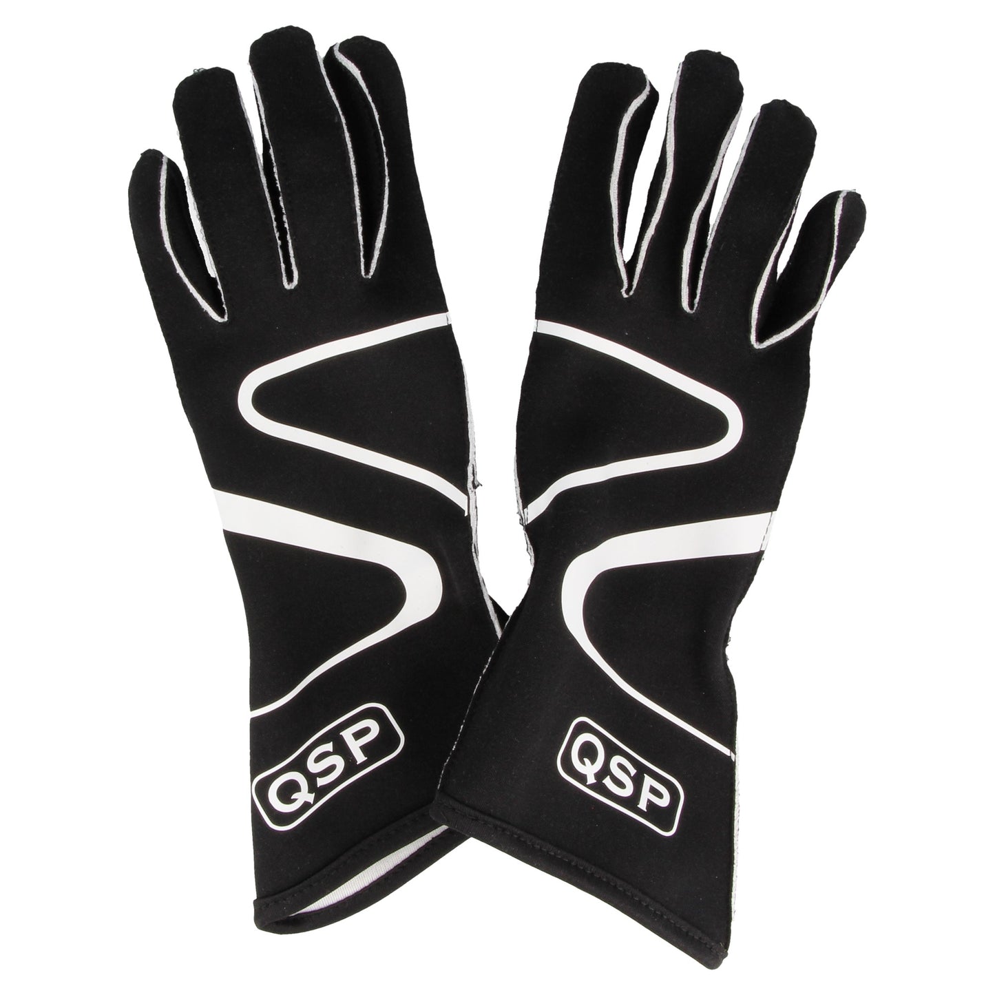 QSP - Race Gloves 400 - L - Black - QSGL400-BLK-L