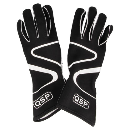 QSP - Race Gloves 400 - L - Black - QSGL400-BLK-L