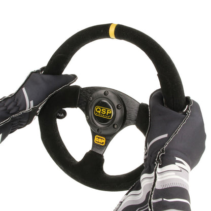QSP - Grip FIA gloves - S - Black - QSGLFIA-BLACK-S